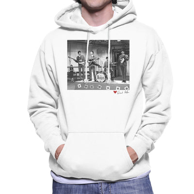 The Beatles Ready Steady Go London 1964 White Men's Hooded Sweatshirt - Don't Talk To Me About Heroes