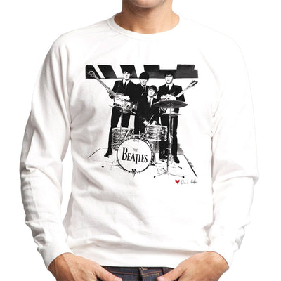 The Beatles Thank Your Lucky Stars Birmingham 1963 White Men's Sweatshirt - Don't Talk To Me About Heroes