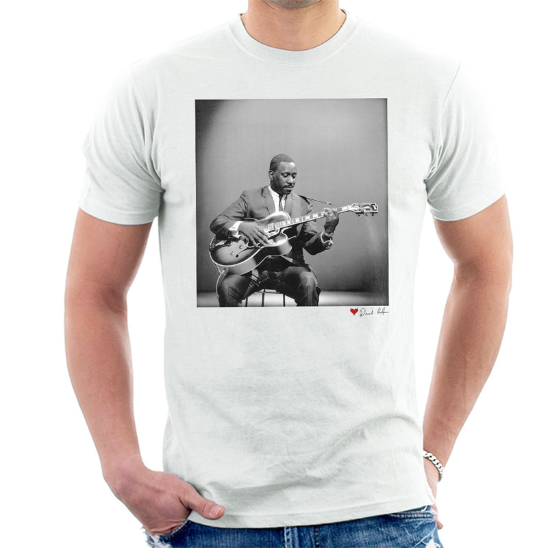 Wes Montgomery Playing Guitar 1964 White Men's T-Shirt - Don't Talk To Me About Heroes