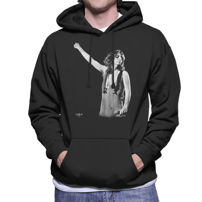 Alice Cooper On Stage Men's Hooded Sweatshirt - Don't Talk To Me About Heroes