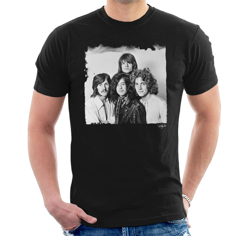 Led Zeppelin Band Shot In London Men's T-Shirt - Don't Talk To Me About Heroes