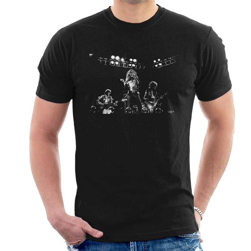 Led Zeppelin Performing In London Men's T-Shirt - Don't Talk To Me About Heroes