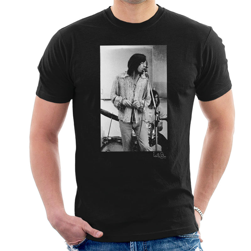 Rolling Stones Mick Jagger Rehearsal Apple Studios London Men's T-Shirt