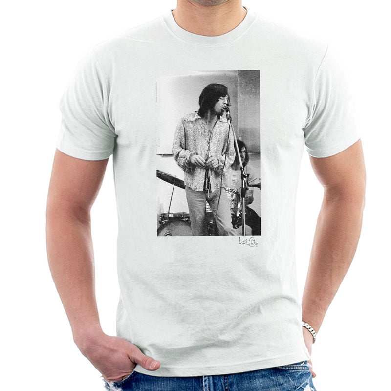 Rolling Stones Mick Jagger Apple Studios London White Men's T-Shirt