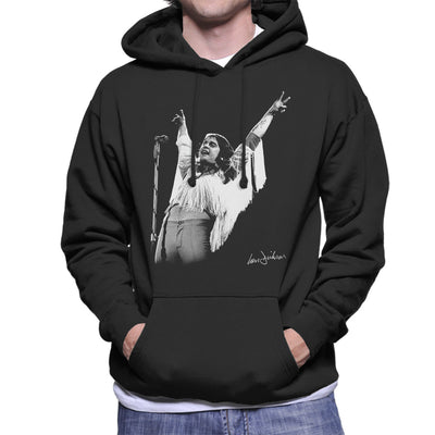 Black Sabbath Ozzy Osbourne 1973 Men's Hooded Sweatshirt - Don't Talk To Me About Heroes