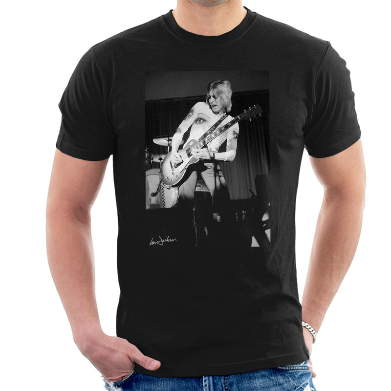 Mick Ronson Of The Hunter Ronson Band In Bristol 1975 Men's T-Shirt - Don't Talk To Me About Heroes