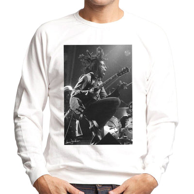 Bob Marley On Stage At Birmingham Odeon 1975 Men's Sweatshirt