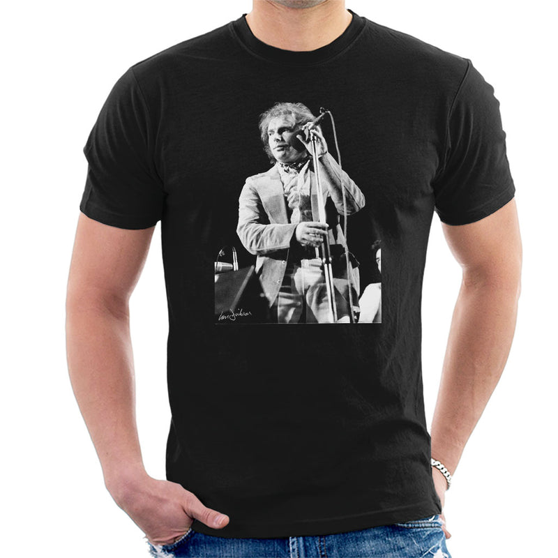 Van Morrison Live Shot 1973 Men's T-Shirt - Don't Talk To Me About Heroes
