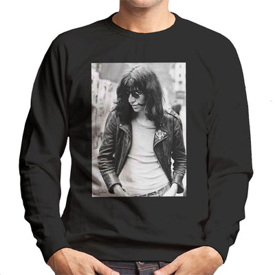 Joey Ramone Of The Ramones 1977 Men's Sweatshirt