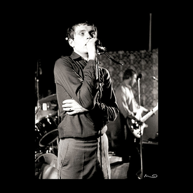 Ian Curtis Of Joy Division Singing At Bowdon Vale Youth Club