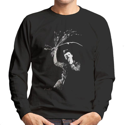 Morrissey Of The Smiths Swinging Flowers At Free Trade Hall Manchester Men's Sweatshirt