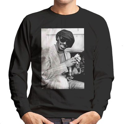 Stevie Wonder London Interview 1974 Men's Sweatshirt - Don't Talk To Me About Heroes