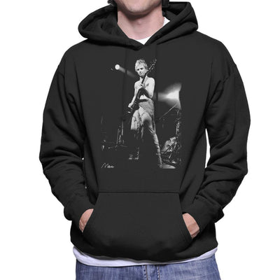 Sting On Bass Live The Police Men's Hooded Sweatshirt - Don't Talk To Me About Heroes